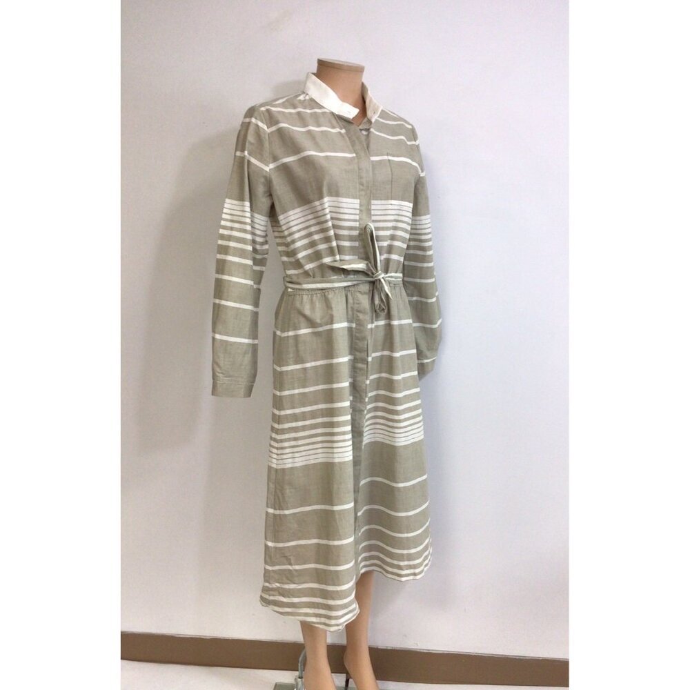 Vintage Maxi Shirt Dress 80’s Womens 14